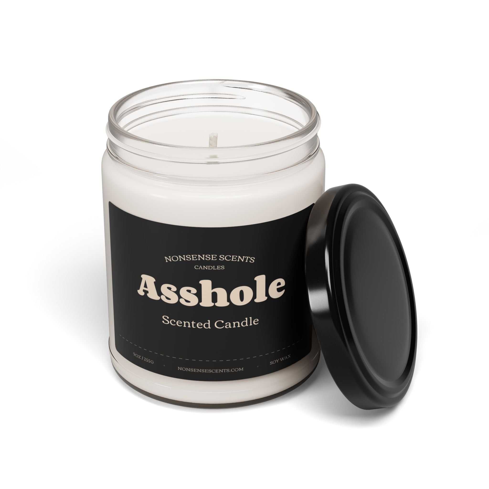 Asshole Scented Candle - Funny Farm Gag Gift Candle by Nonsense Scents