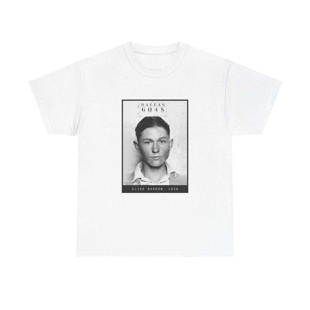 Clyde Barrow 1926 Outlaw Mugshot T-Shirt