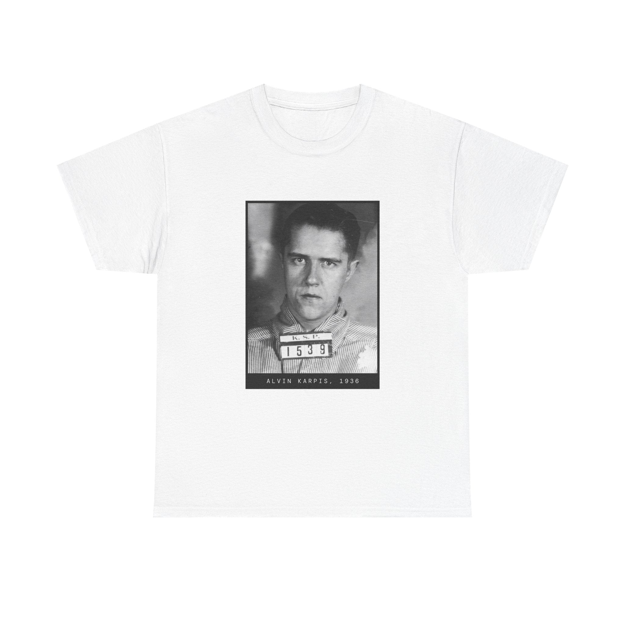Alvin Karpis 1936 Gangster Mugshot T-Shirt