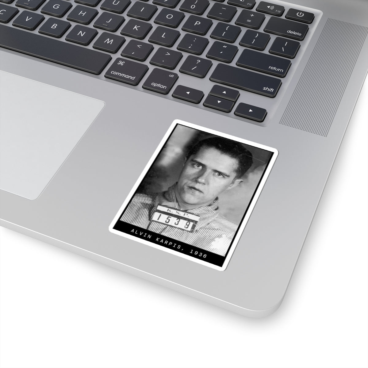 Alvin Karpis 1936 Gangster Mugshot Sticker