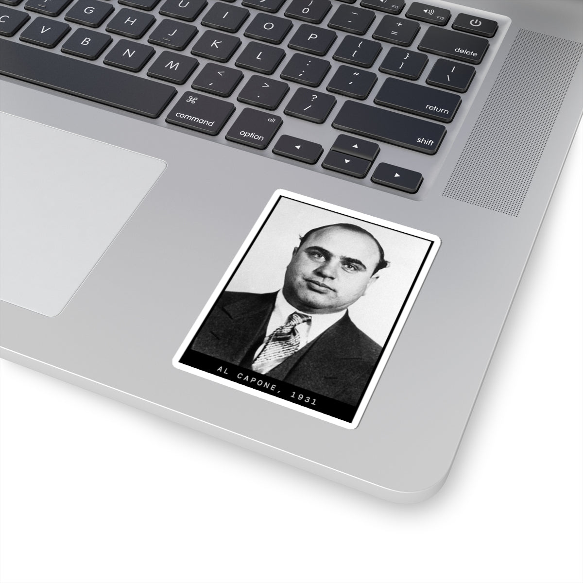 Al Capone 1931 Gangster Mugshot Sticker