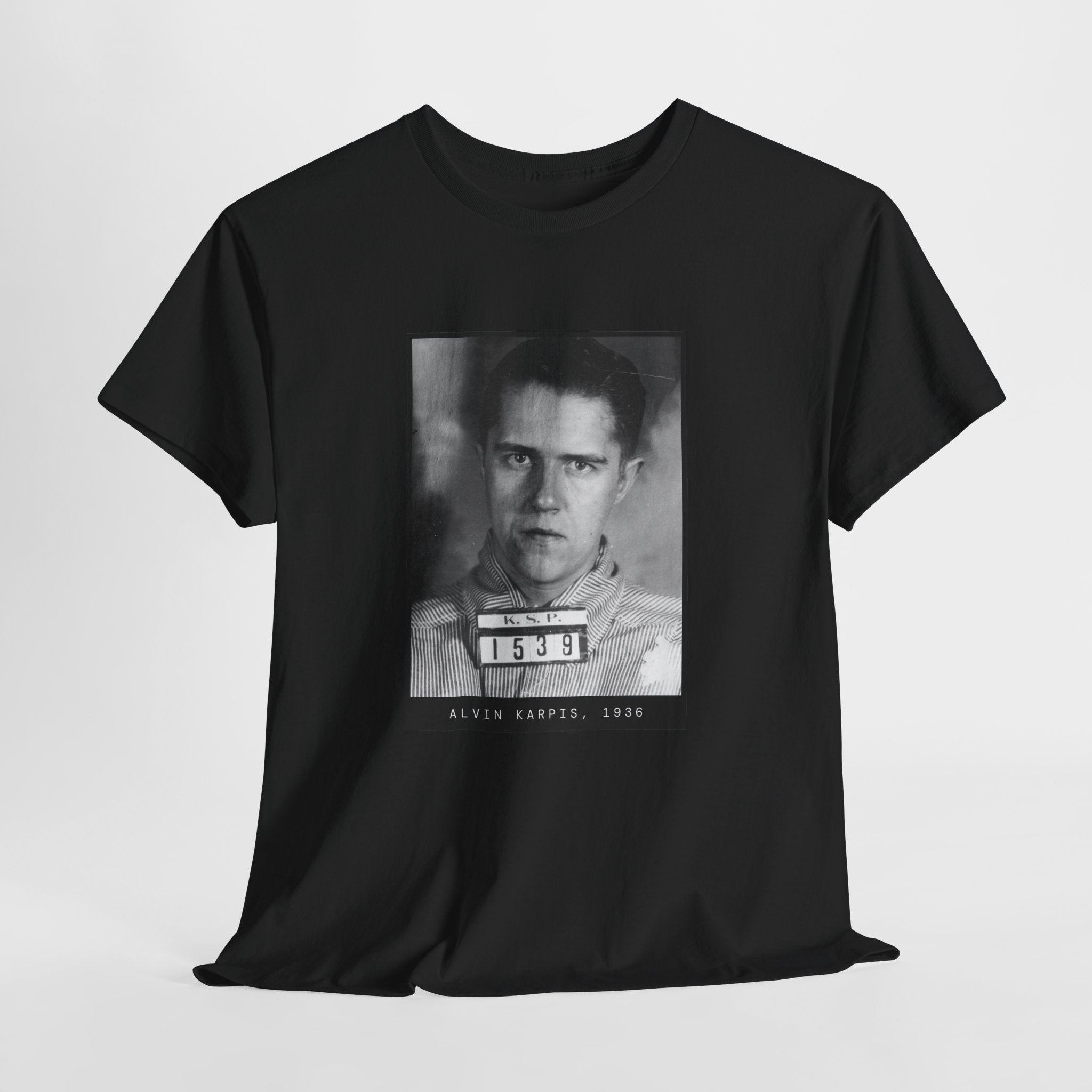 Alvin Karpis 1936 Gangster Mugshot T-Shirt