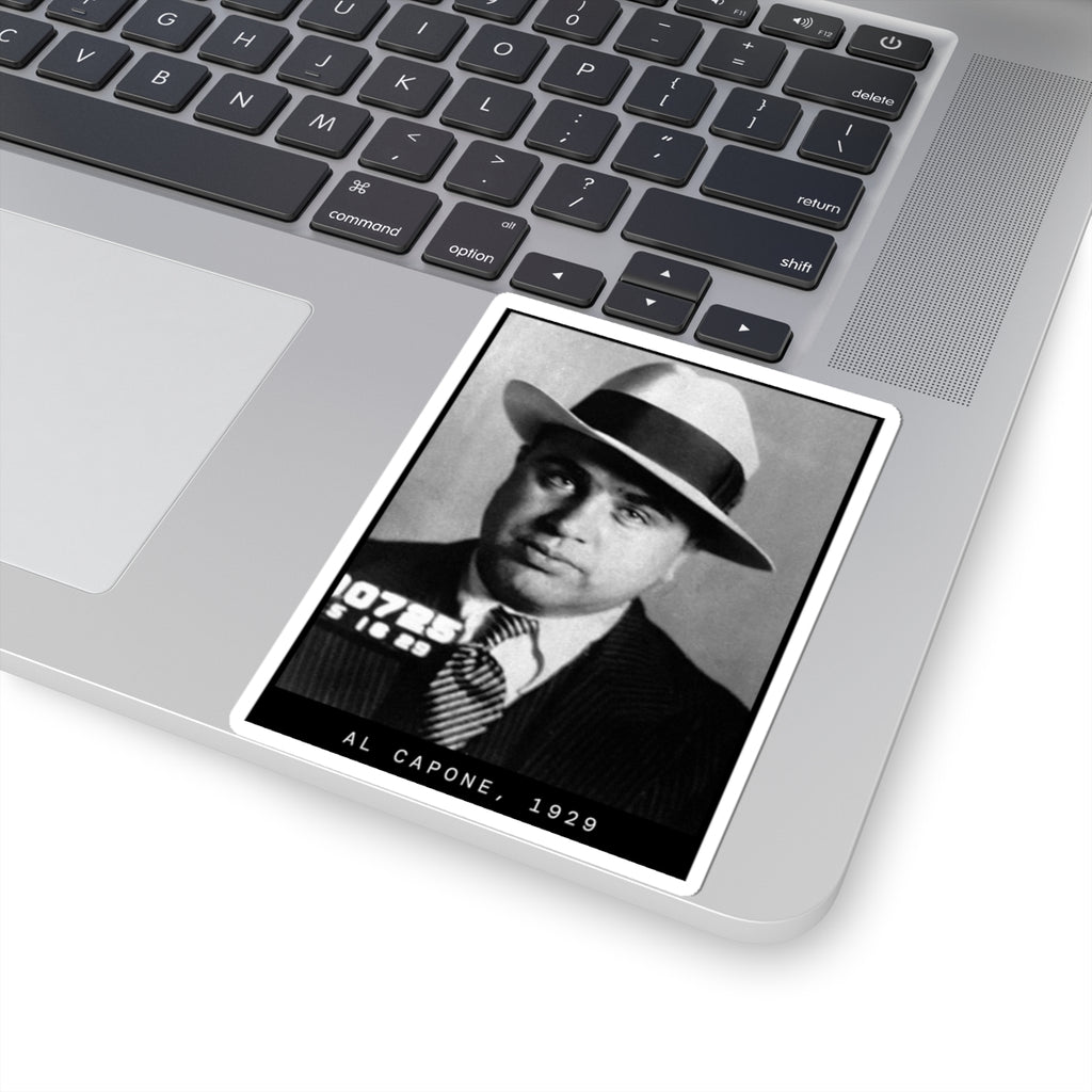 Al Capone 1929 Gangster Mugshot Sticker
