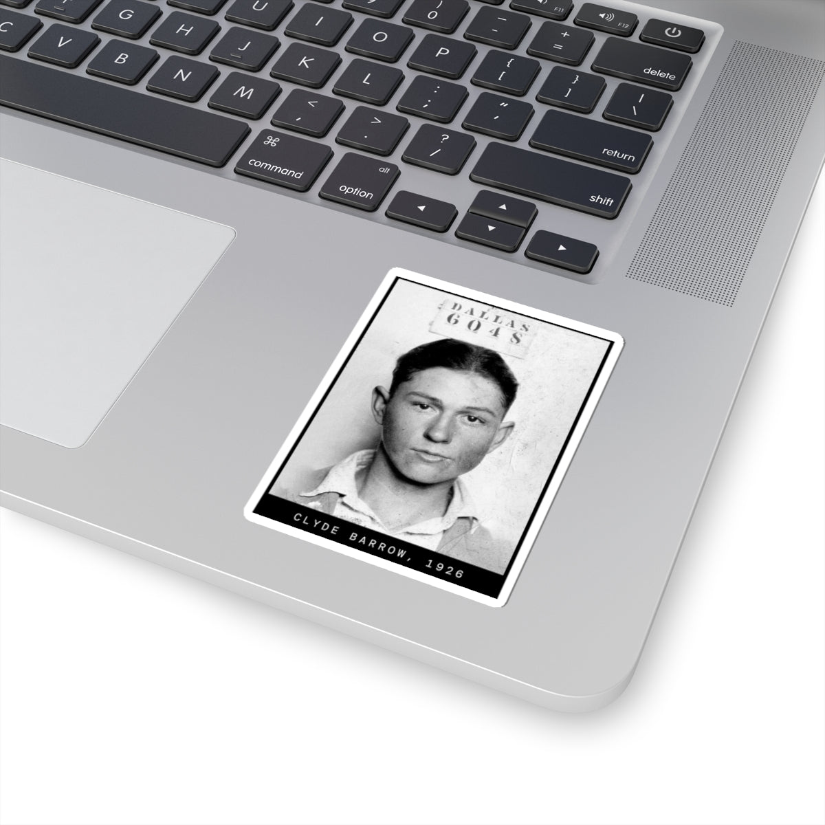 Clyde Barrow 1926 Outlaw Mugshot Sticker