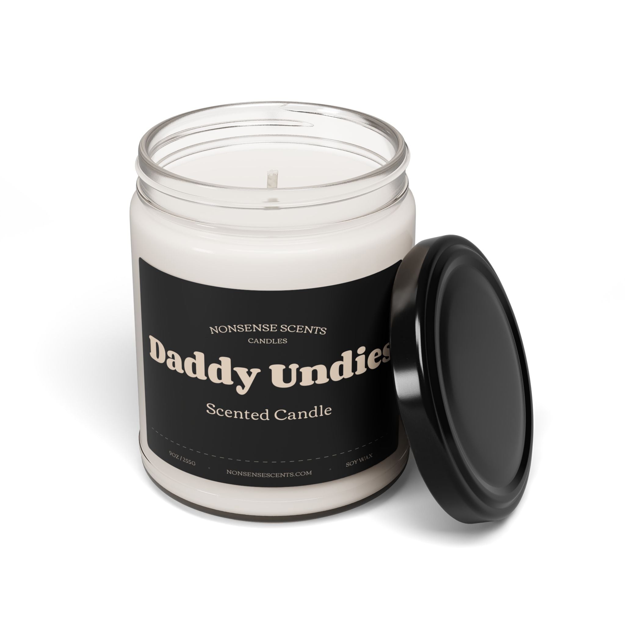 Daddy Undies Scented Candle - Funny Gag Gift Candle by Nonsense Scents