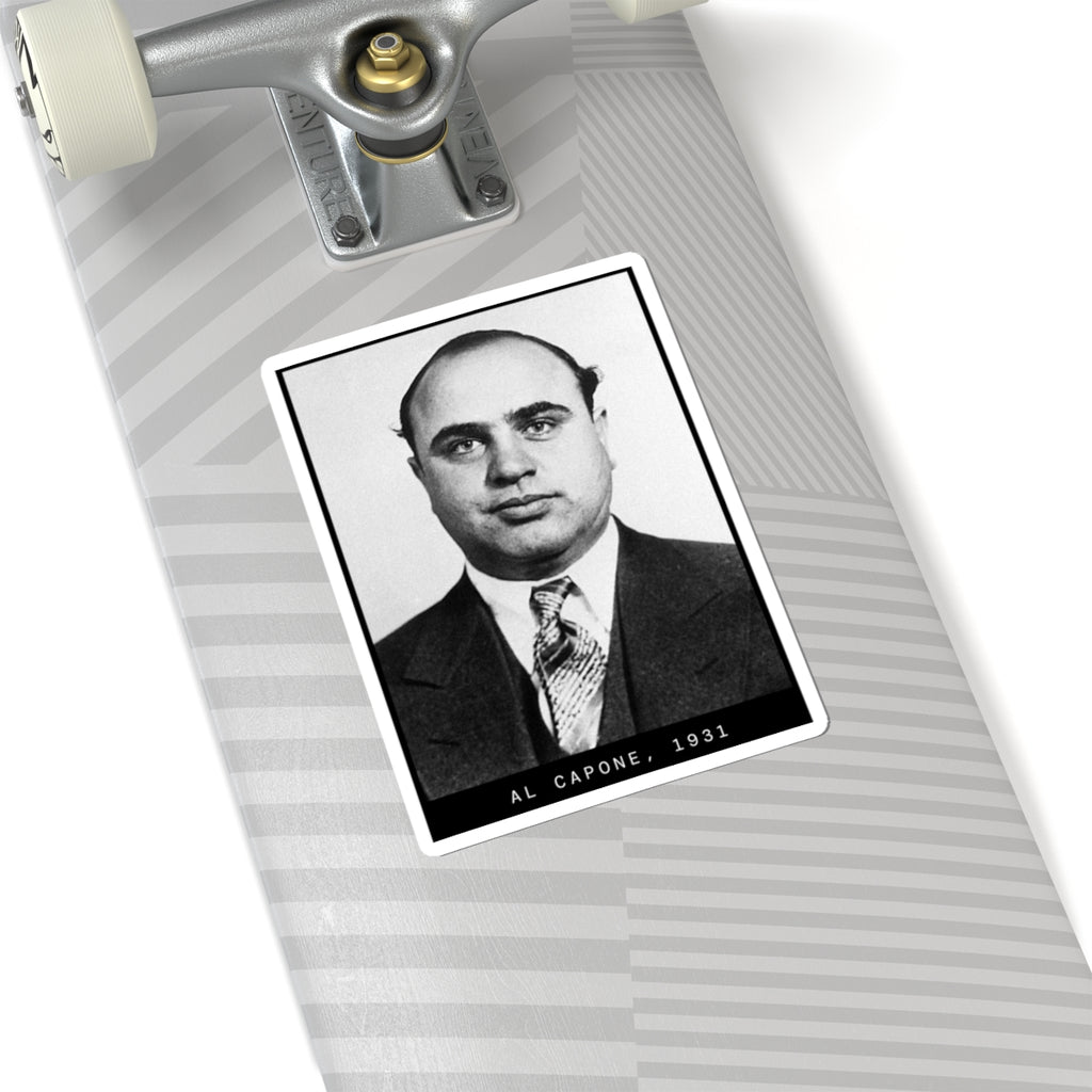 Al Capone 1931 Gangster Mugshot Sticker