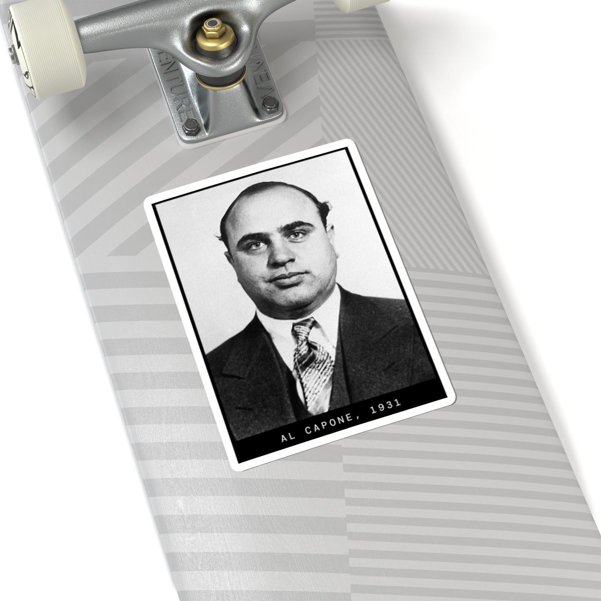 Al Capone 1931 Gangster Mugshot Sticker