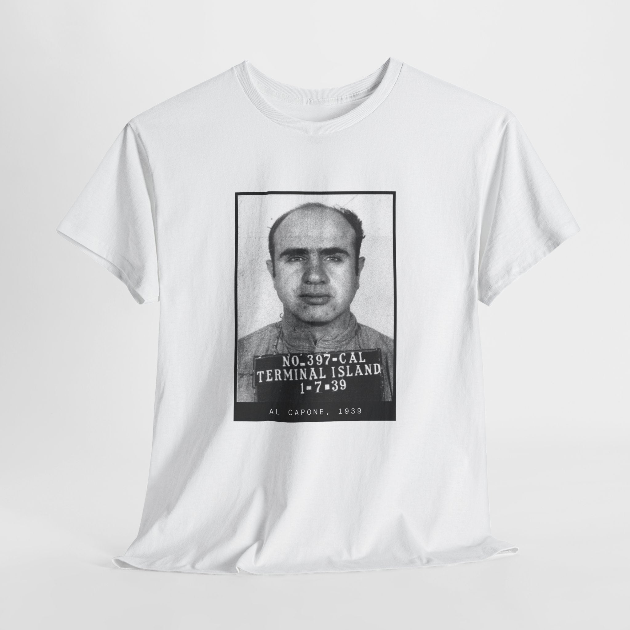 Copy of Al Capone 1939 Gangster Mugshot T-Shirt