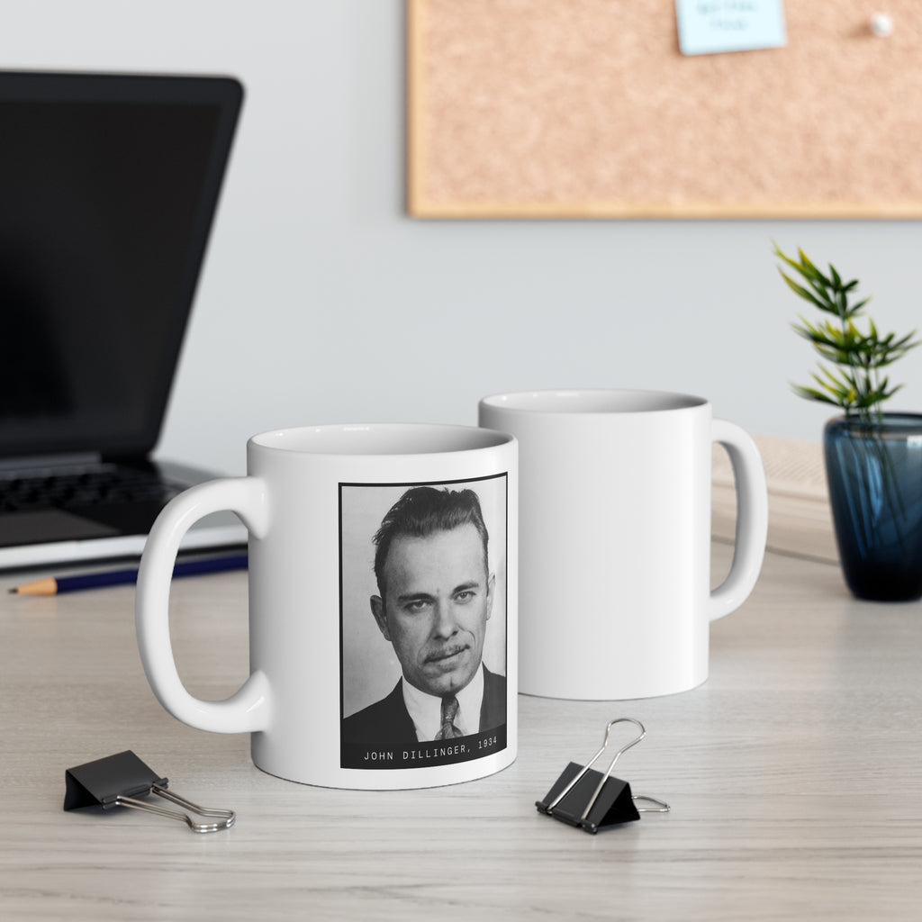 John Dillinger 1934 Gangster Mugshot Mug