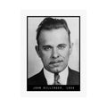 John Dillinger 1934 Gangster Mugshot Poster