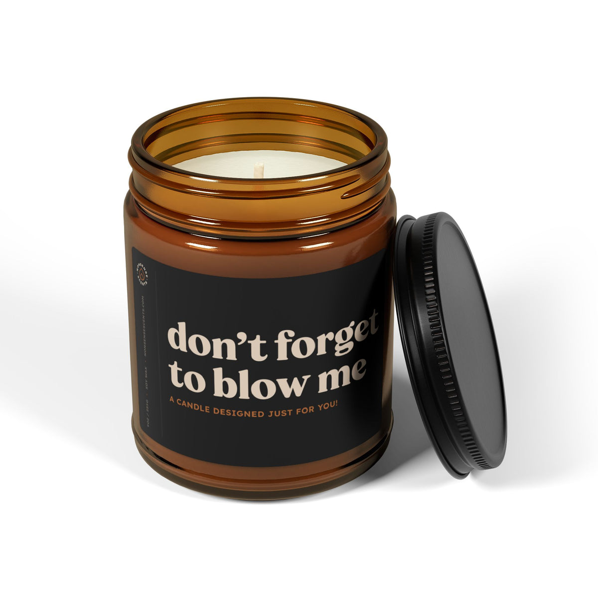 Don't Forget To Blow Me - Funny Candle Gag Gift - Dirty Gift for Him or Her