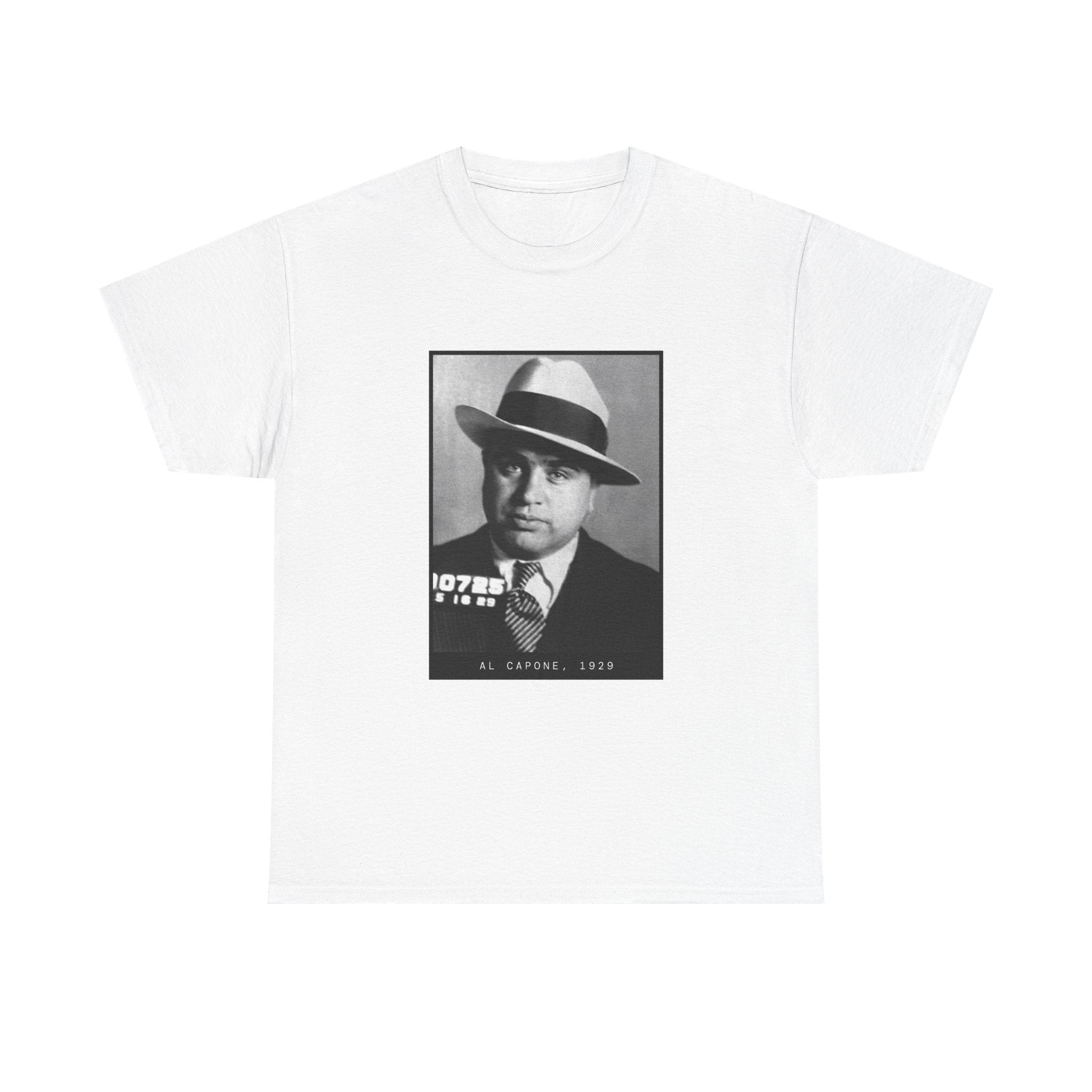 Al Capone 1929 Gangster Mugshot T-Shirt