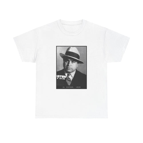 Al Capone 1929 Gangster Mugshot T-Shirt