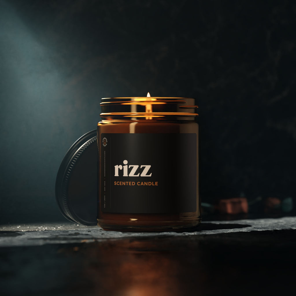 Rizz Scented Candle - Funny Candle Gag Gift - Sarcastic gift for Coworker
