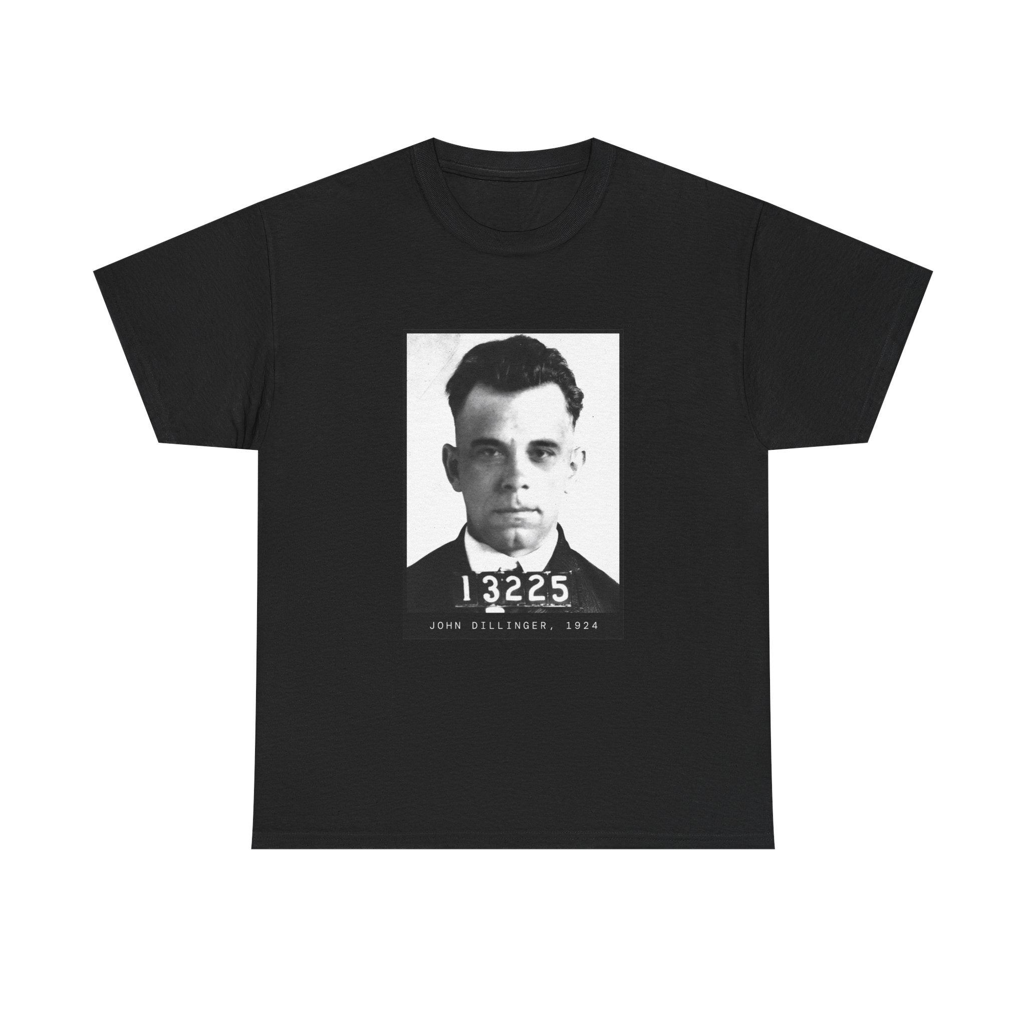 John Dillinger 1924 Gangster Mugshot T-Shirt