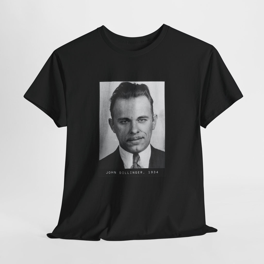 John Dillinger 1934 Gangster Mugshot T-Shirt