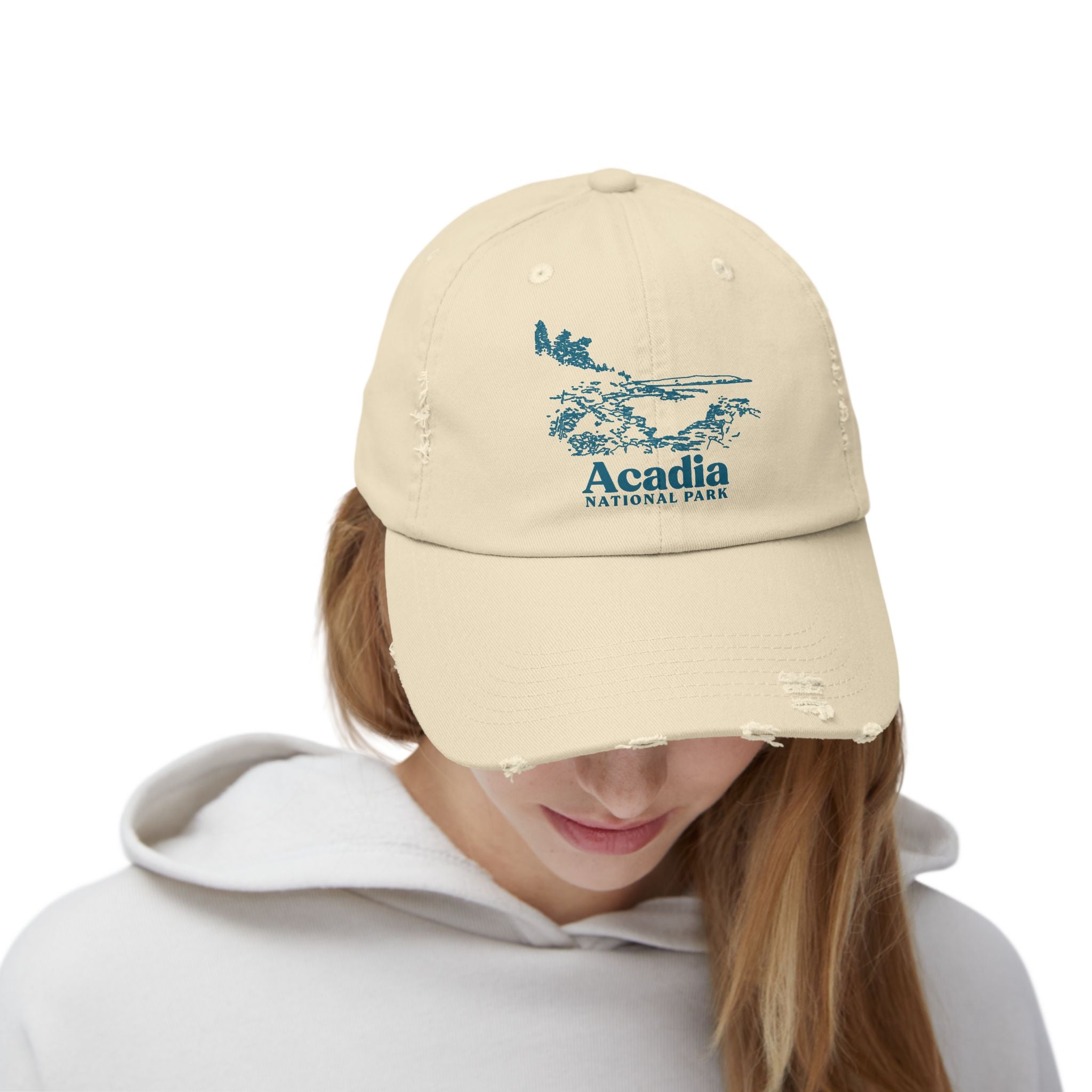 Acadia National Park Hat (Bar Harbor, Maine) Adventure Outdoorsy Travel Cap