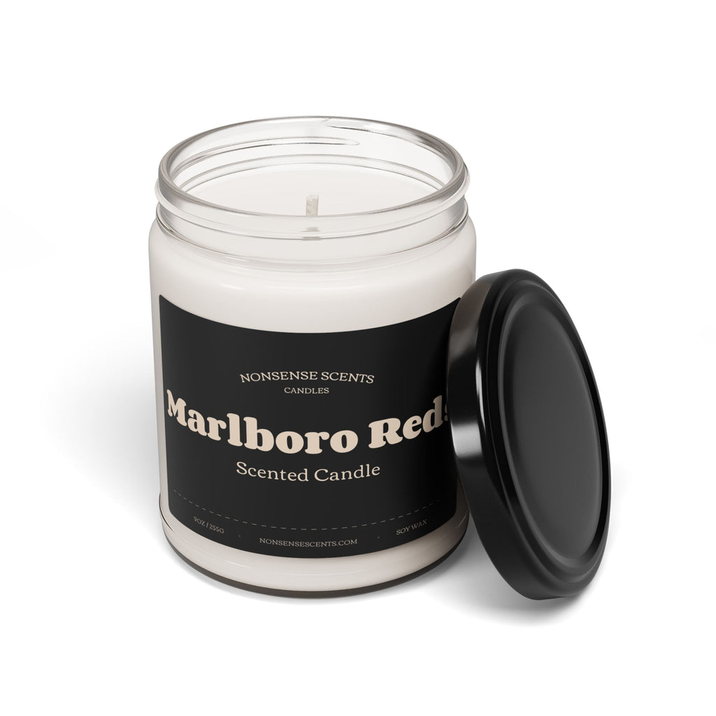 Marlboro Reds Cigarette Scented Candle - Funny Gag Gift Candle by Nonsense Scents