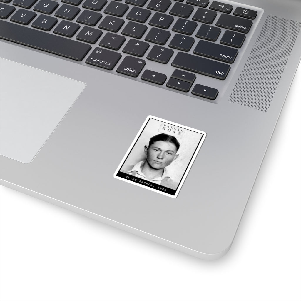 Clyde Barrow 1926 Outlaw Mugshot Sticker