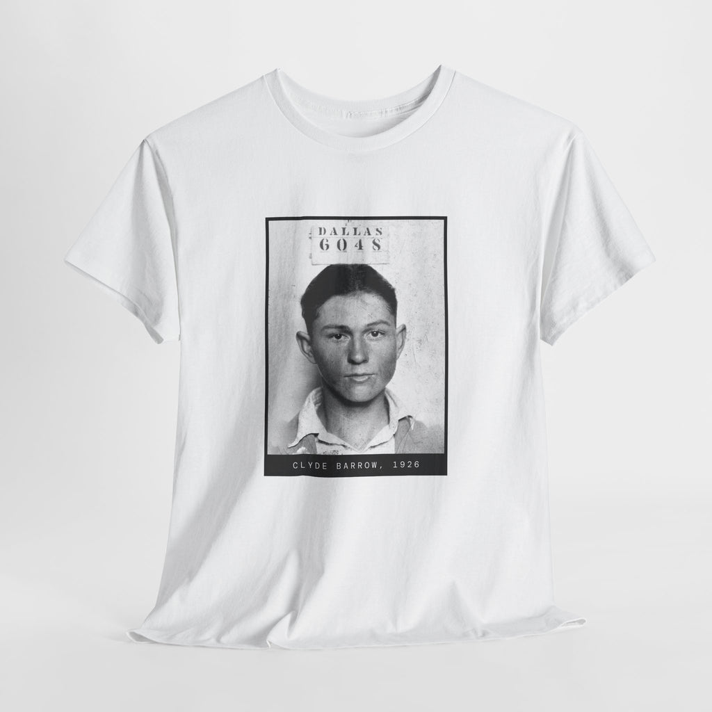 Clyde Barrow 1926 Outlaw Mugshot T-Shirt