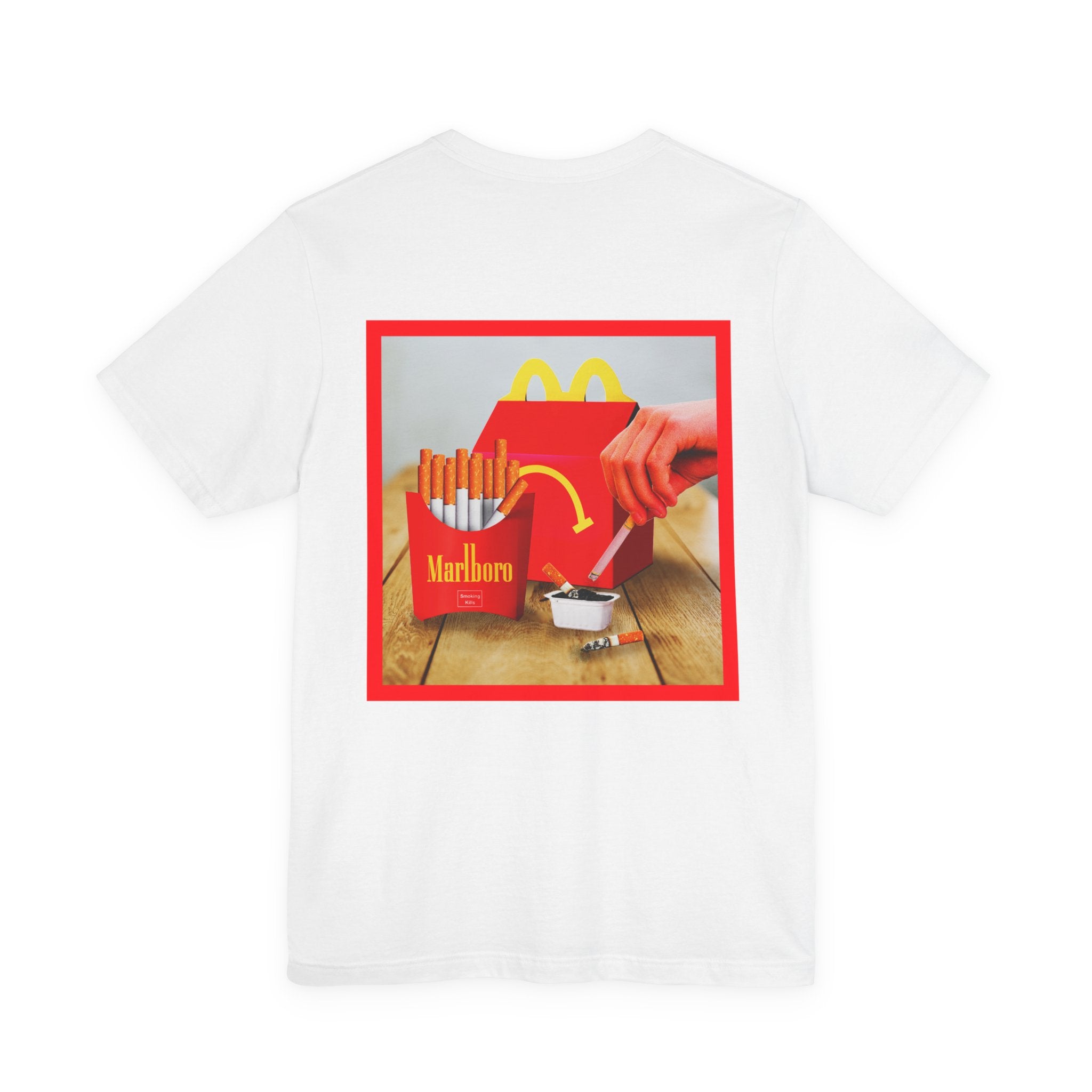 Camiseta gráfica con cigarrillos gourmet
