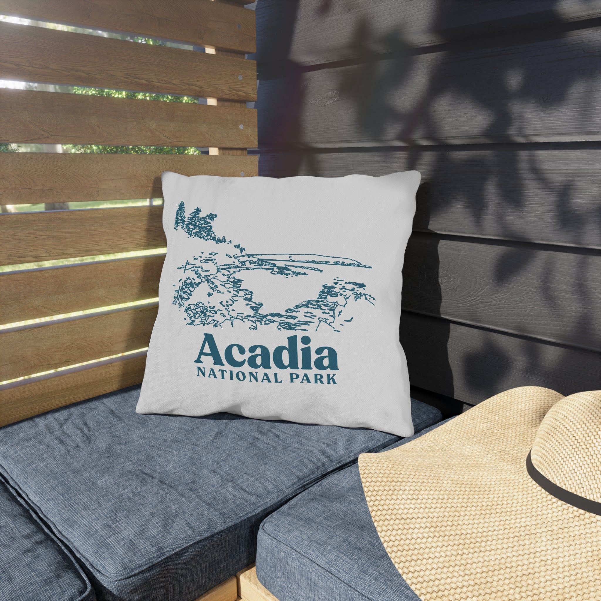 Acadia National Park Pillow (Bar Harbor, Maine) Adventure Outdoorsy Travel Decor