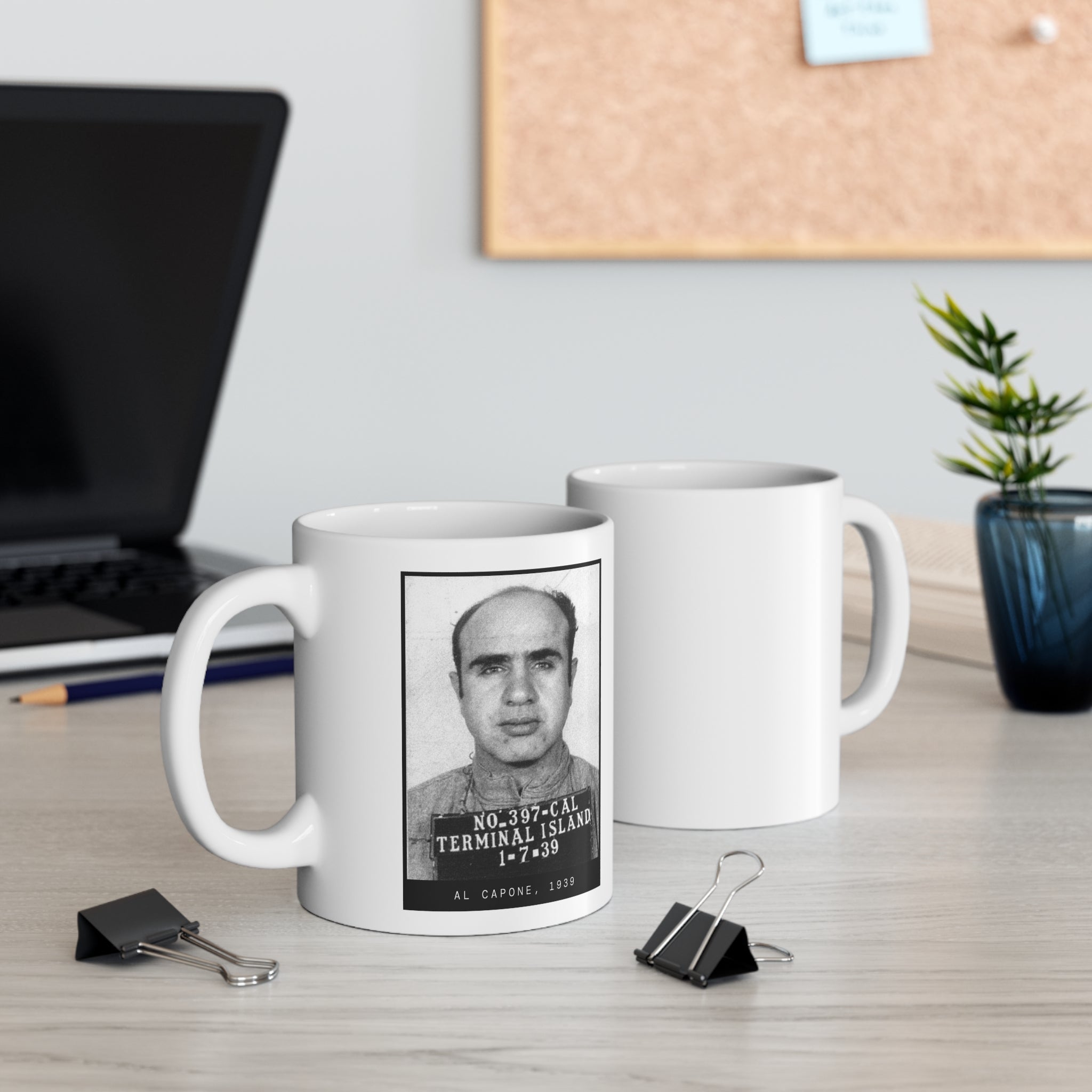 Al Capone 1939 Gangster Mugshot Mug