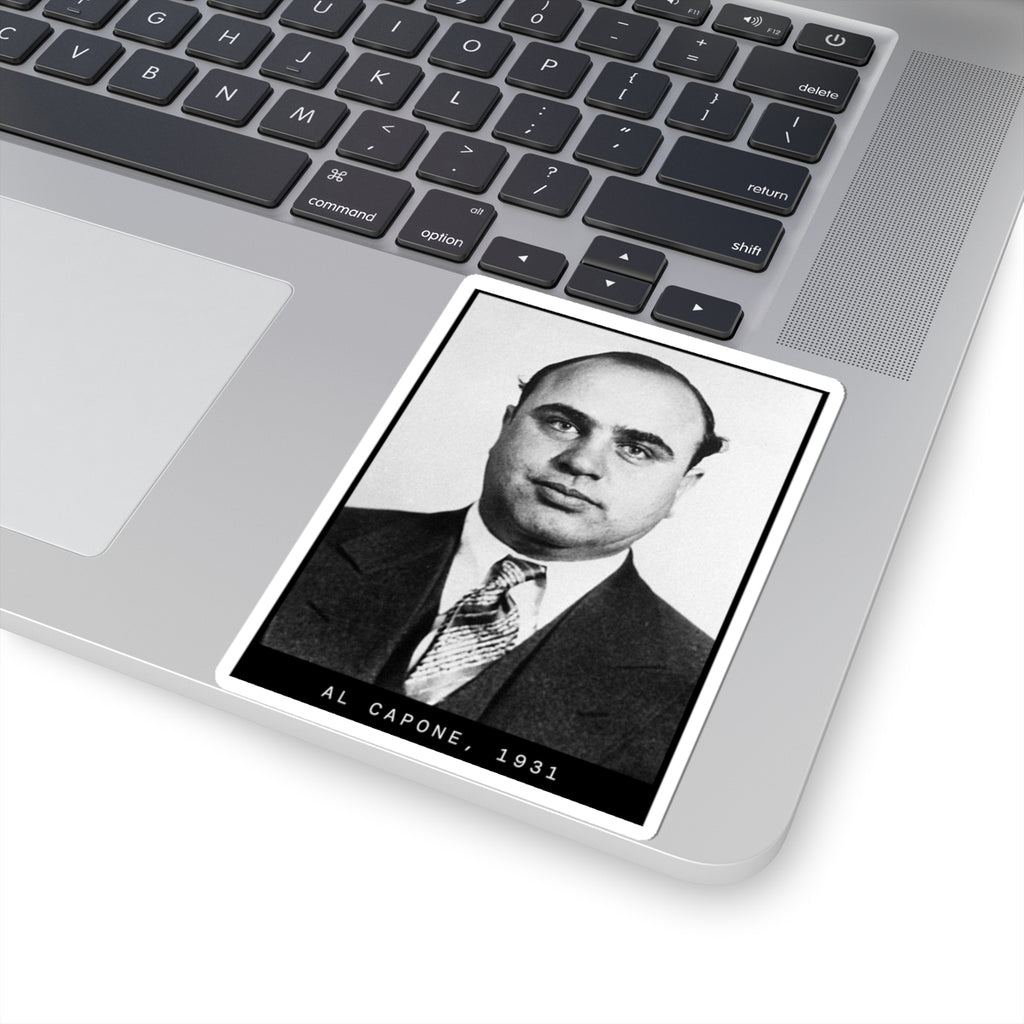 Al Capone 1931 Gangster Mugshot Sticker