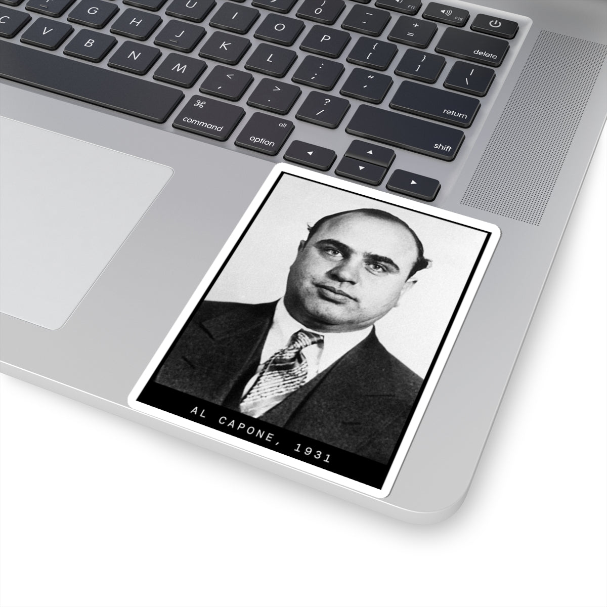 Al Capone 1931 Gangster Mugshot Sticker