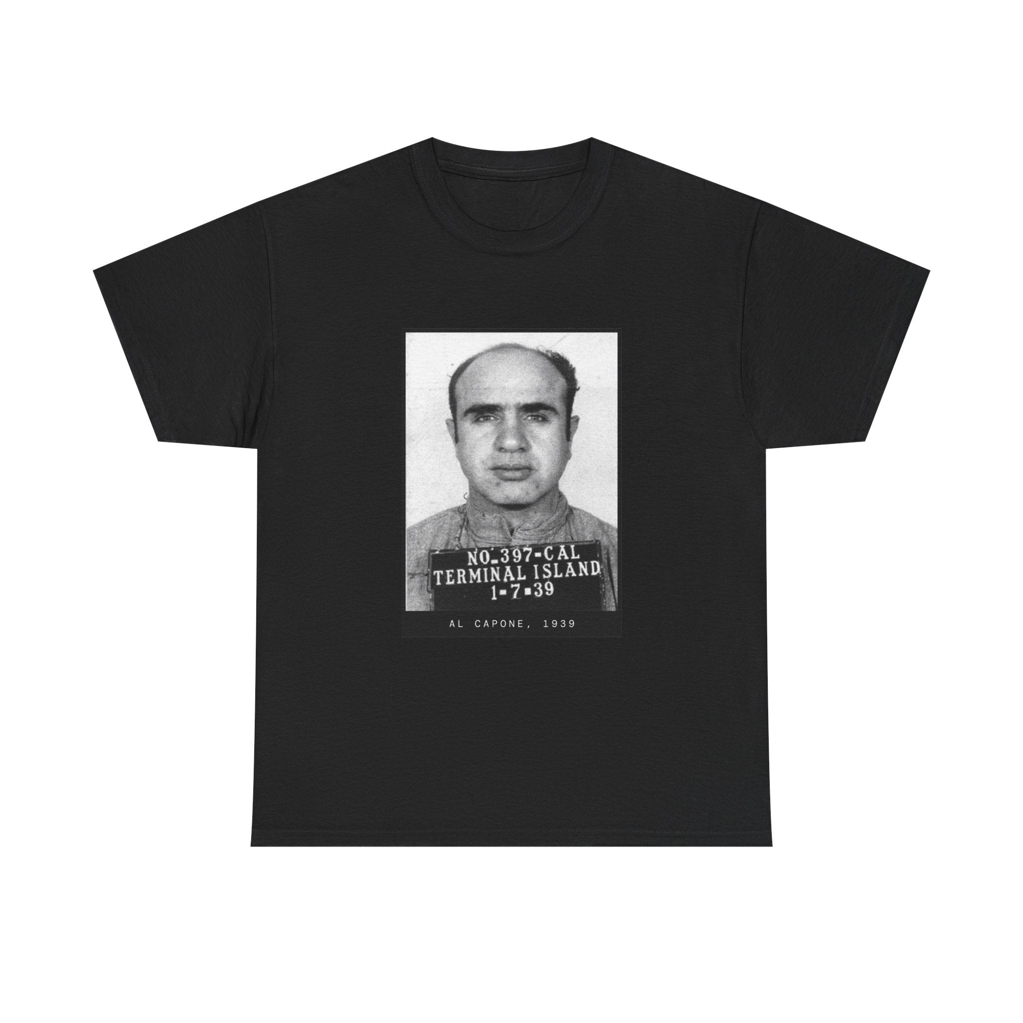 Copy of Al Capone 1939 Gangster Mugshot T-Shirt