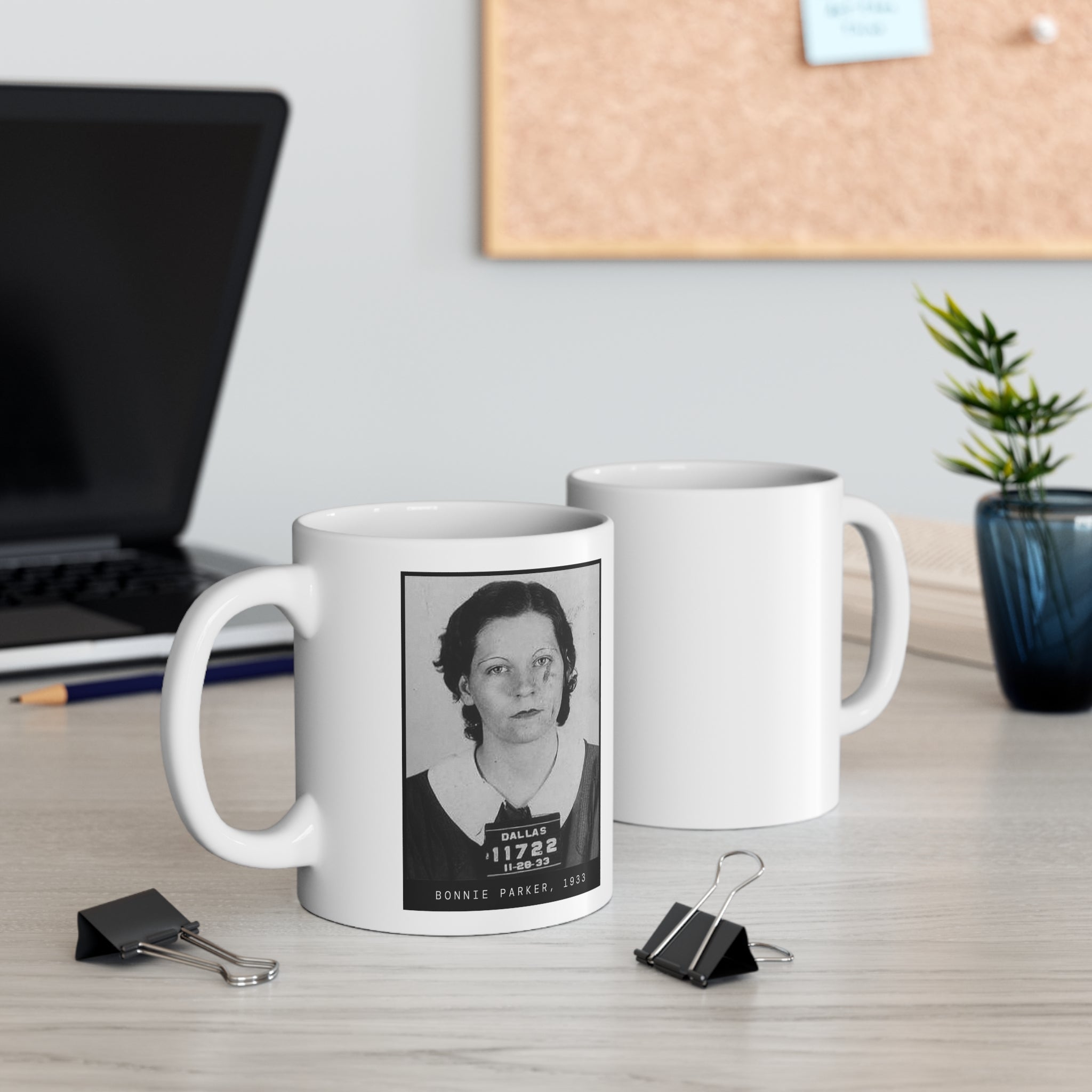 Bonnie Parker 1933 Outlaw Mugshot Mug