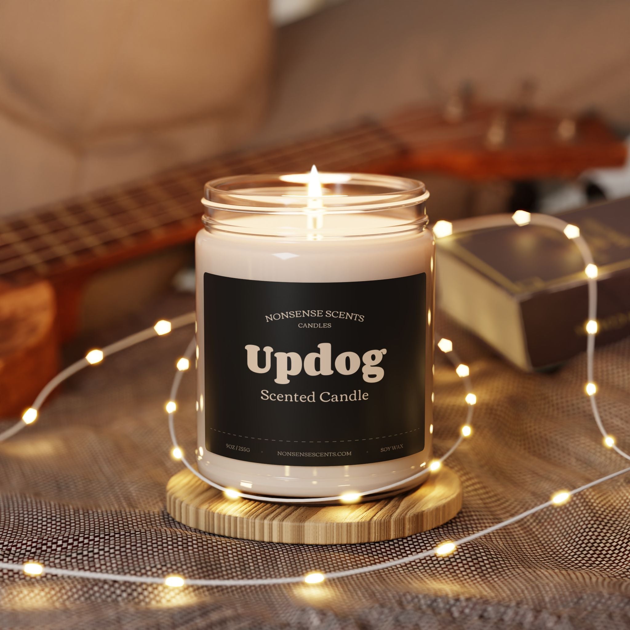 Updog Scented Candle - Funny Gag Gift Candle by Nonsense Scents