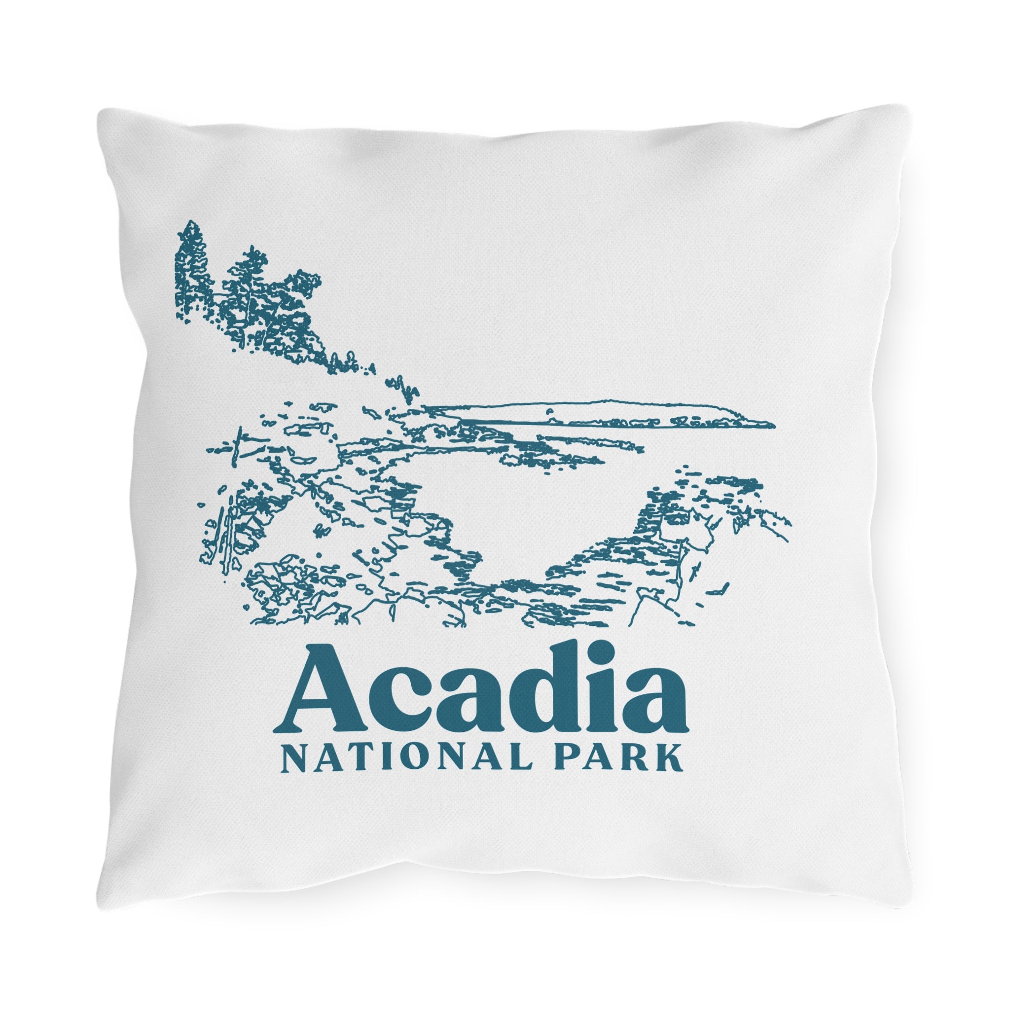 Acadia National Park Pillow (Bar Harbor, Maine) Adventure Outdoorsy Travel Decor