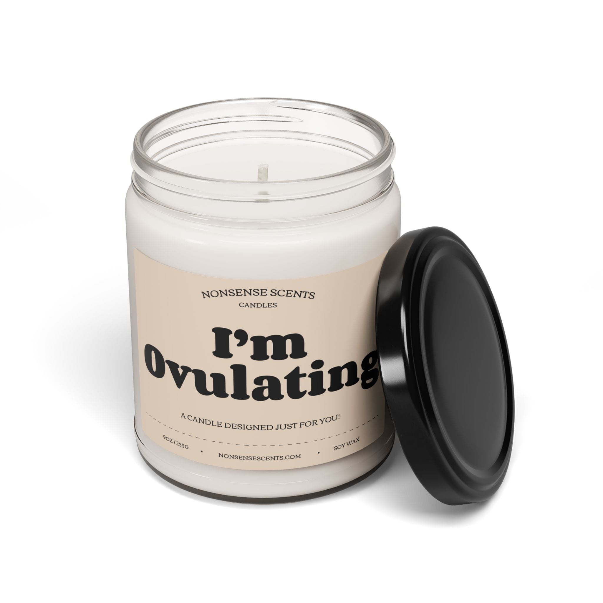 I'm Ovulating Scented Candle - Funny Gag Gift Candle by Nonsense Scents
