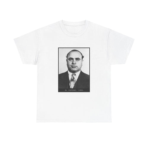 Al Capone 1931 Gangster Mugshot T-Shirt
