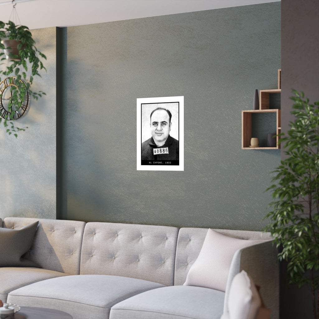 Al Capone 1932 Gangster Mugshot Poster