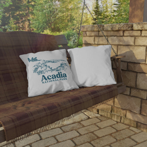 Acadia National Park Pillow (Bar Harbor, Maine) Adventure Outdoorsy Travel Decor