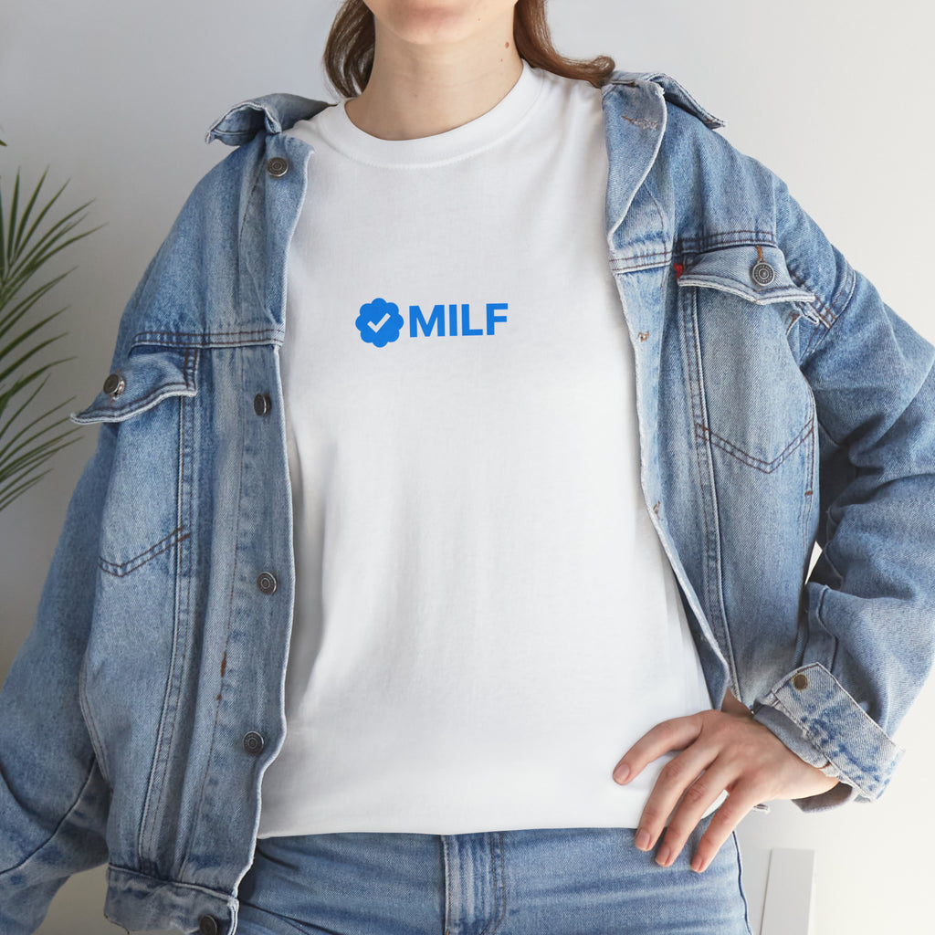 MILF verificada, MILF certificada, camiseta de broma divertida, camiseta de meme