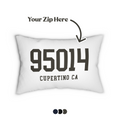 Custom Zip Code Pillow