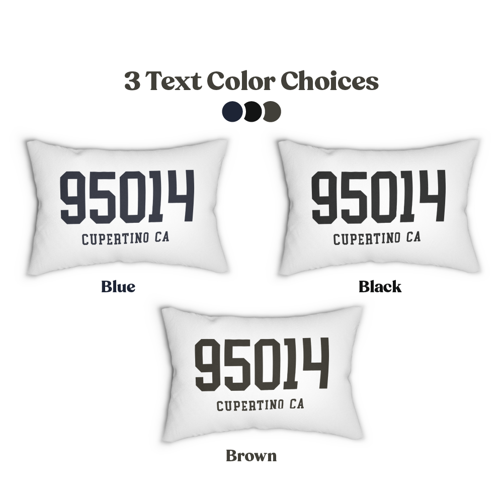 Custom Zip Code Pillow