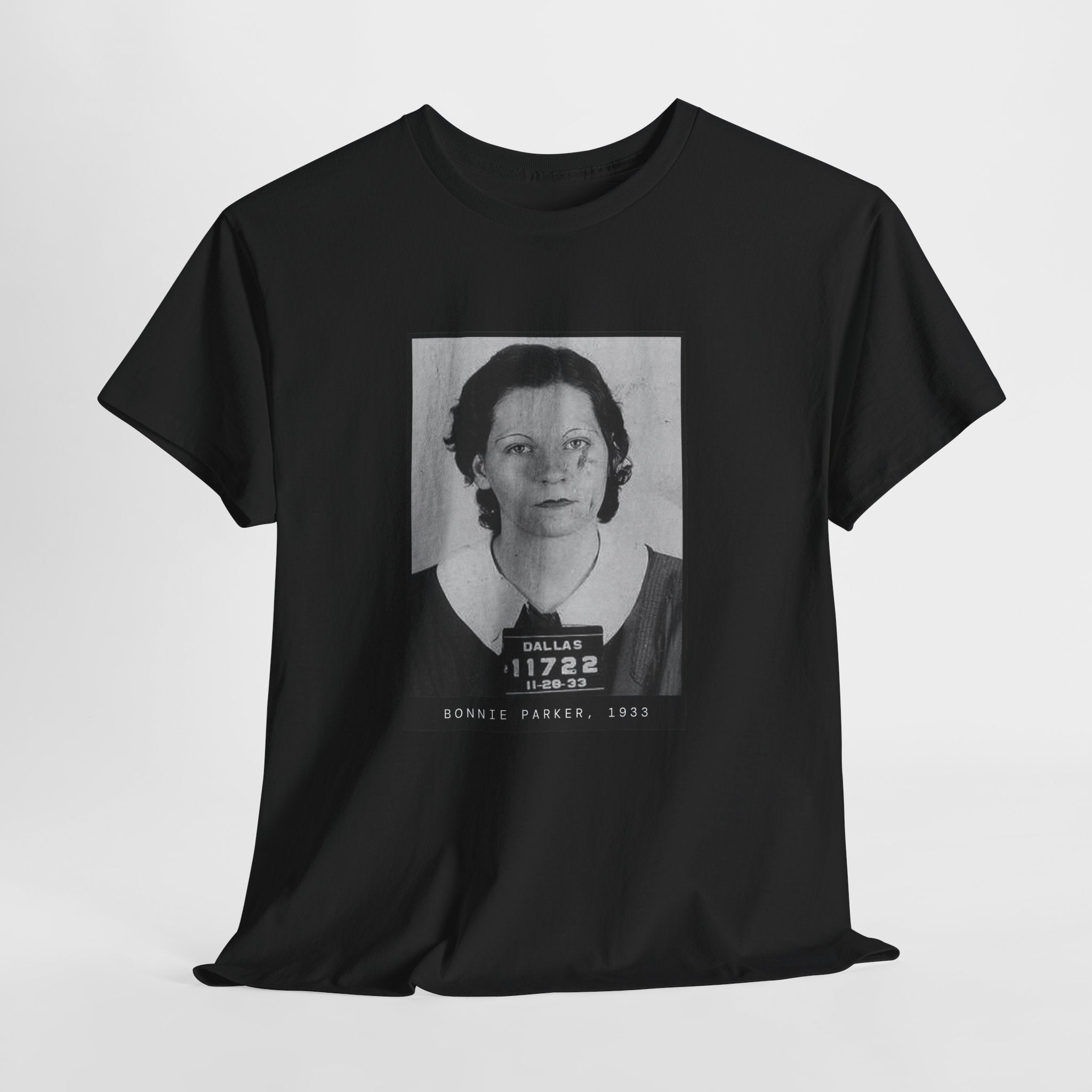 Bonnie Parker 1933 Outlaw Mugshot T-Shirt