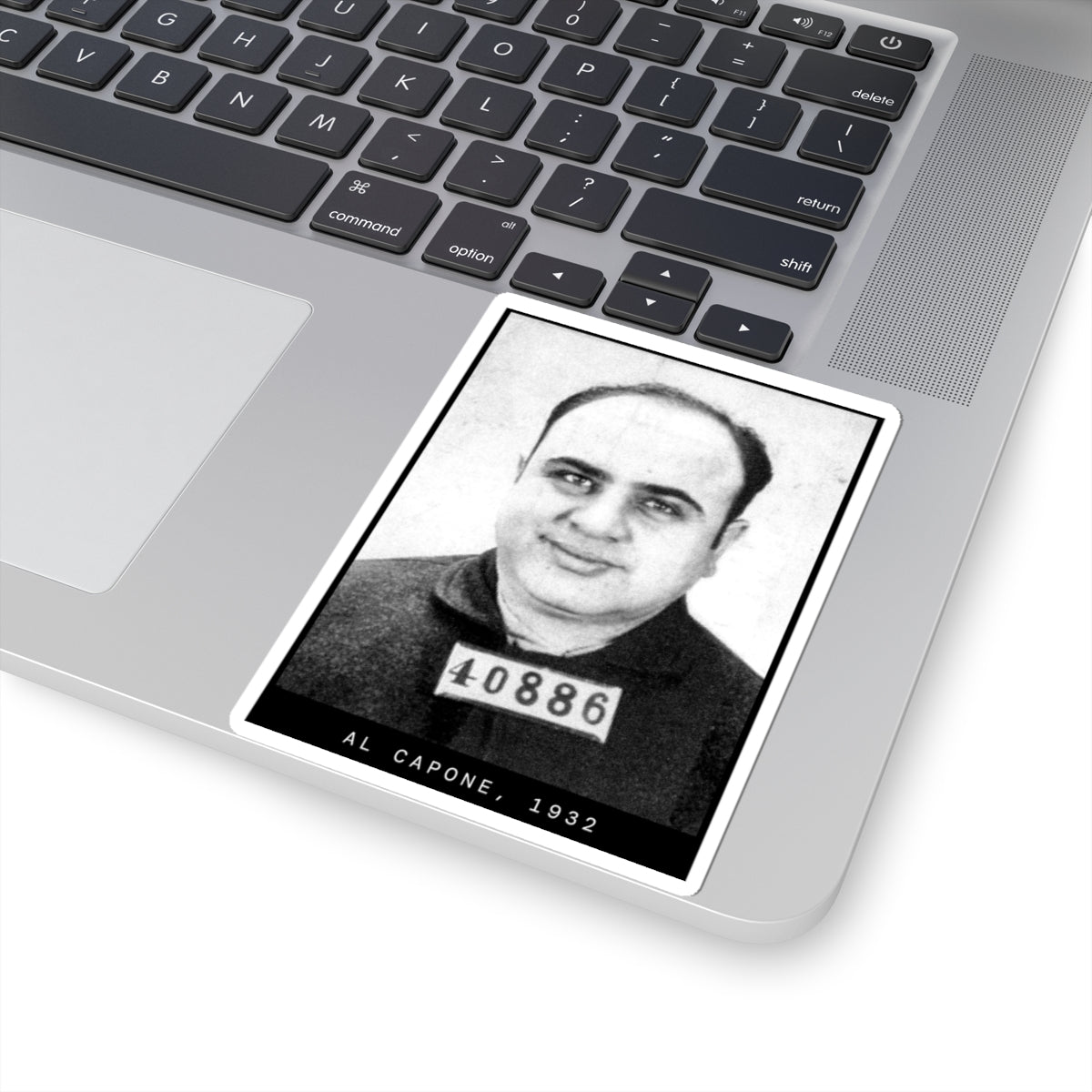 Al Capone 1932 Gangster Mugshot Sticker