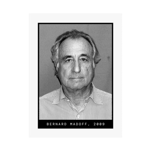 Bernard "Bernie" Madoff 2009 Fraudster Mugshot Poster