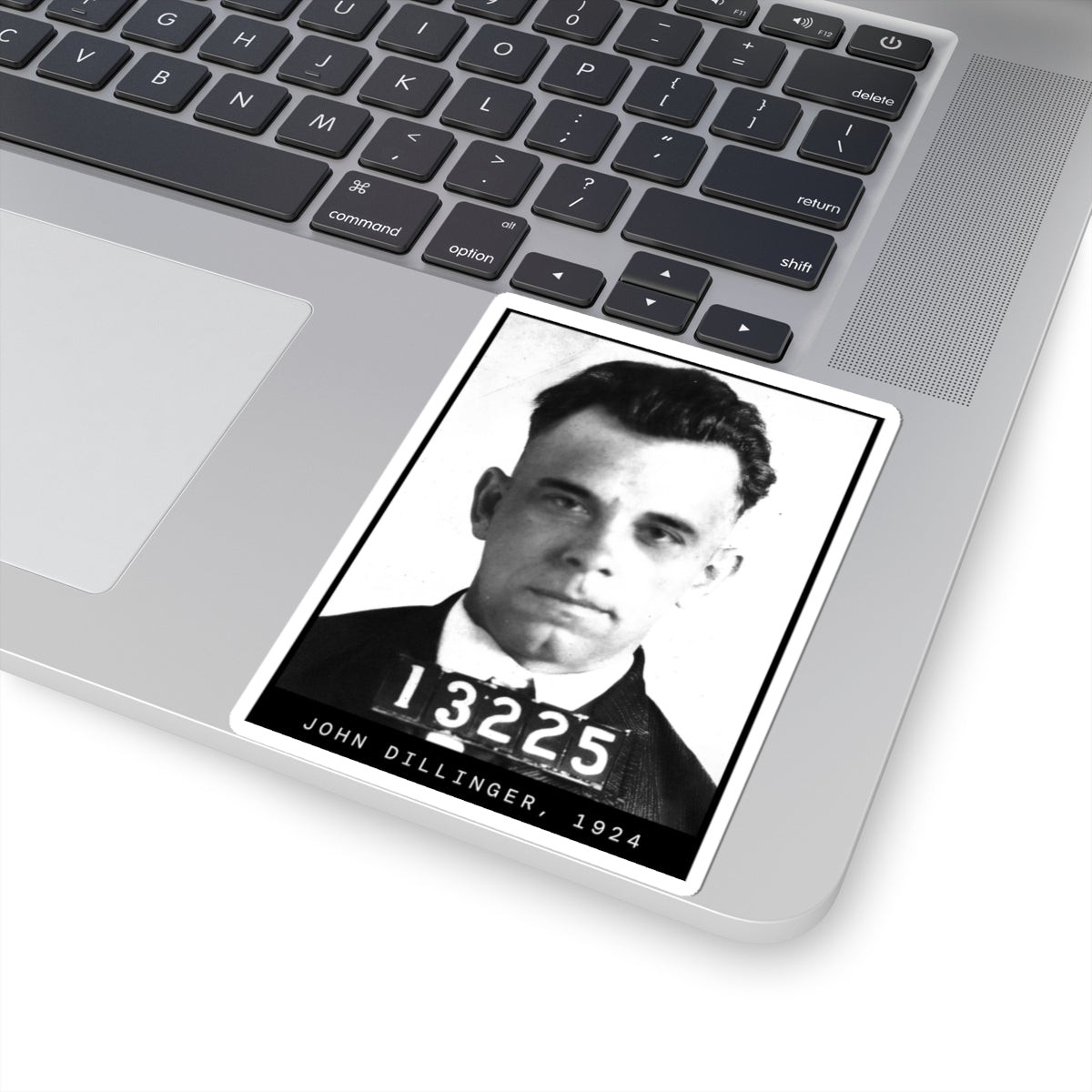 John Dillinger 1924 Gangster Mugshot Sticker