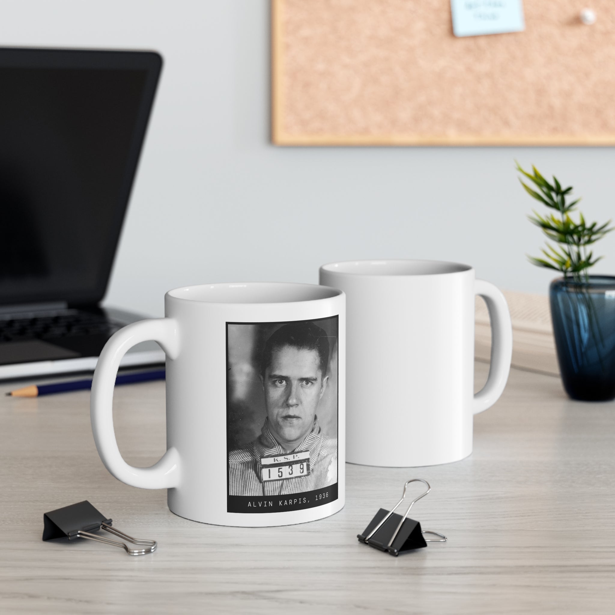 Alvin Karpis 1936 Gangster Mugshot Mug