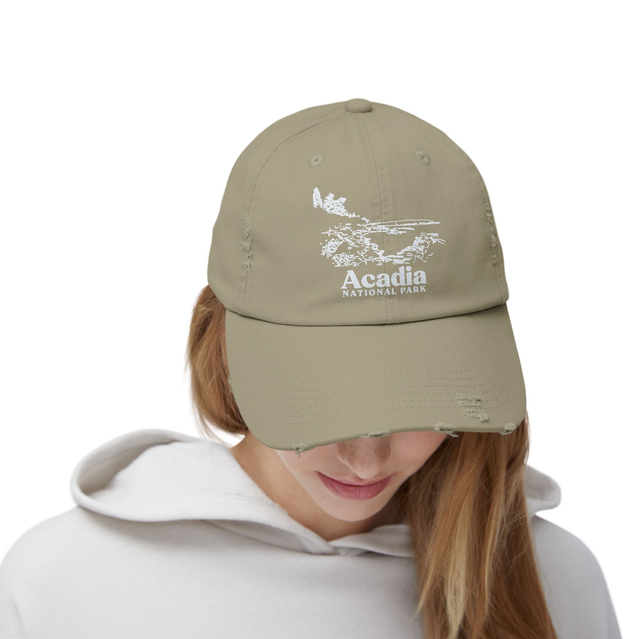 Acadia National Park Hat (Bar Harbor, Maine) Adventure Outdoorsy Travel Cap