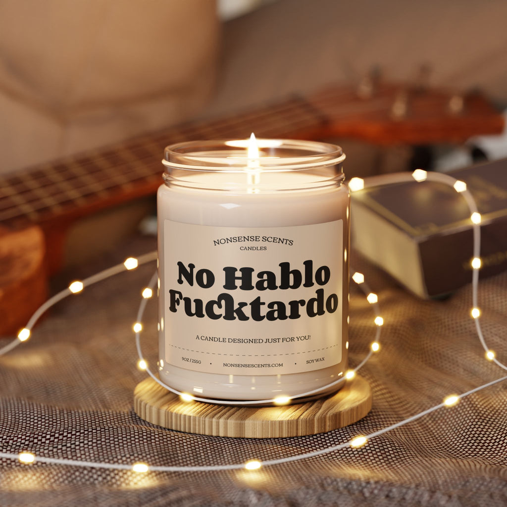 No hablo fucktardo - vela de regalo divertida y de broma de Nonsense Scents