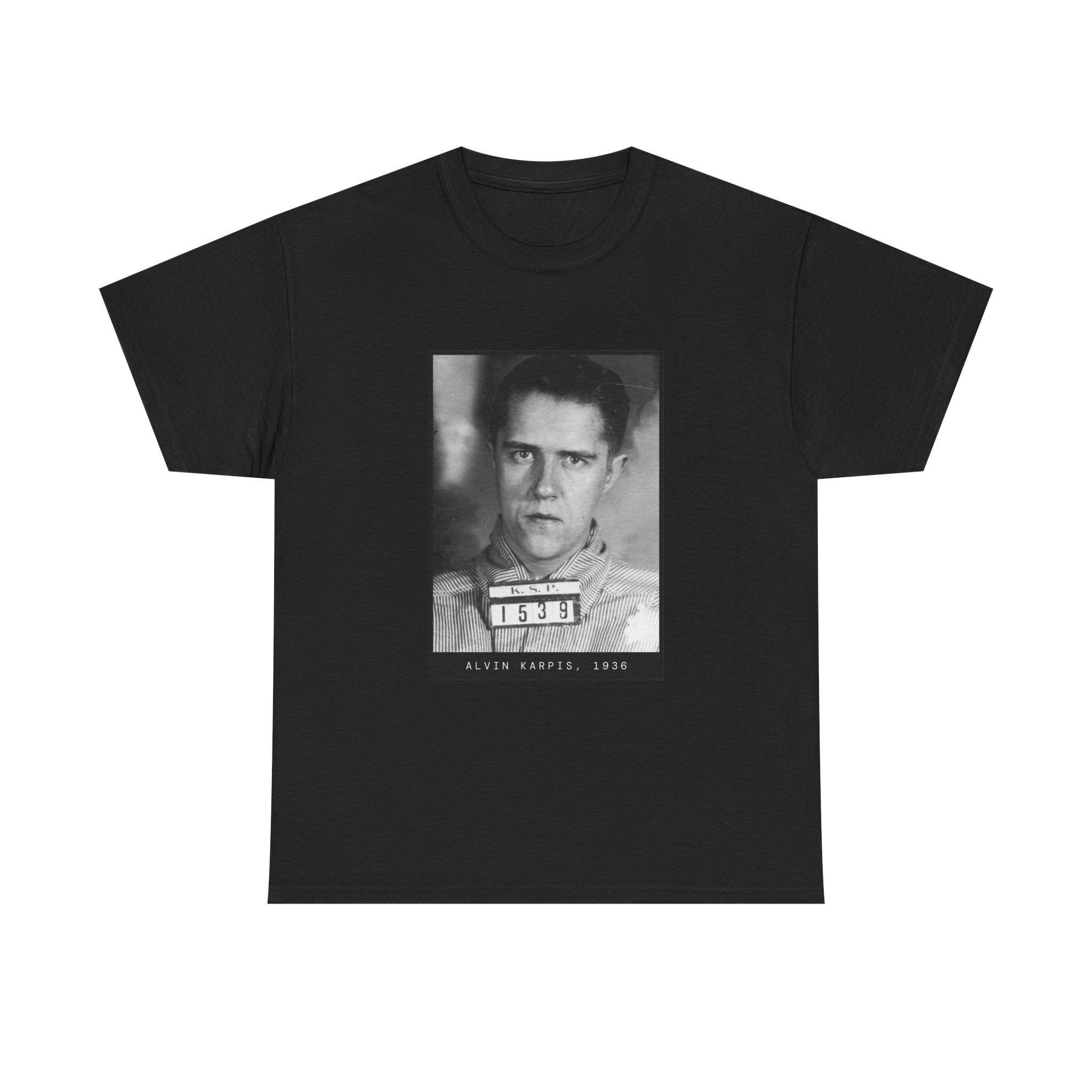 Alvin Karpis 1936 Gangster Mugshot T-Shirt