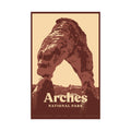 Arches National Park Poster (Moab, Utah) Adventure Outdoorsy Travel Wall Art Decor