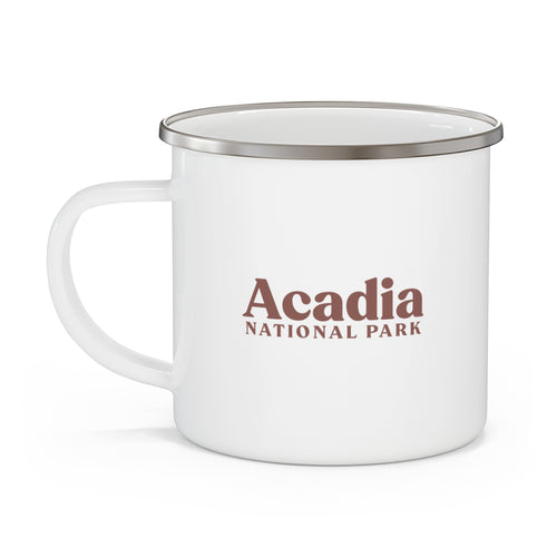 Acadia National Park Camping Mug (Bar Harbor, Maine) Adventure Outdoorsy Travel Cup